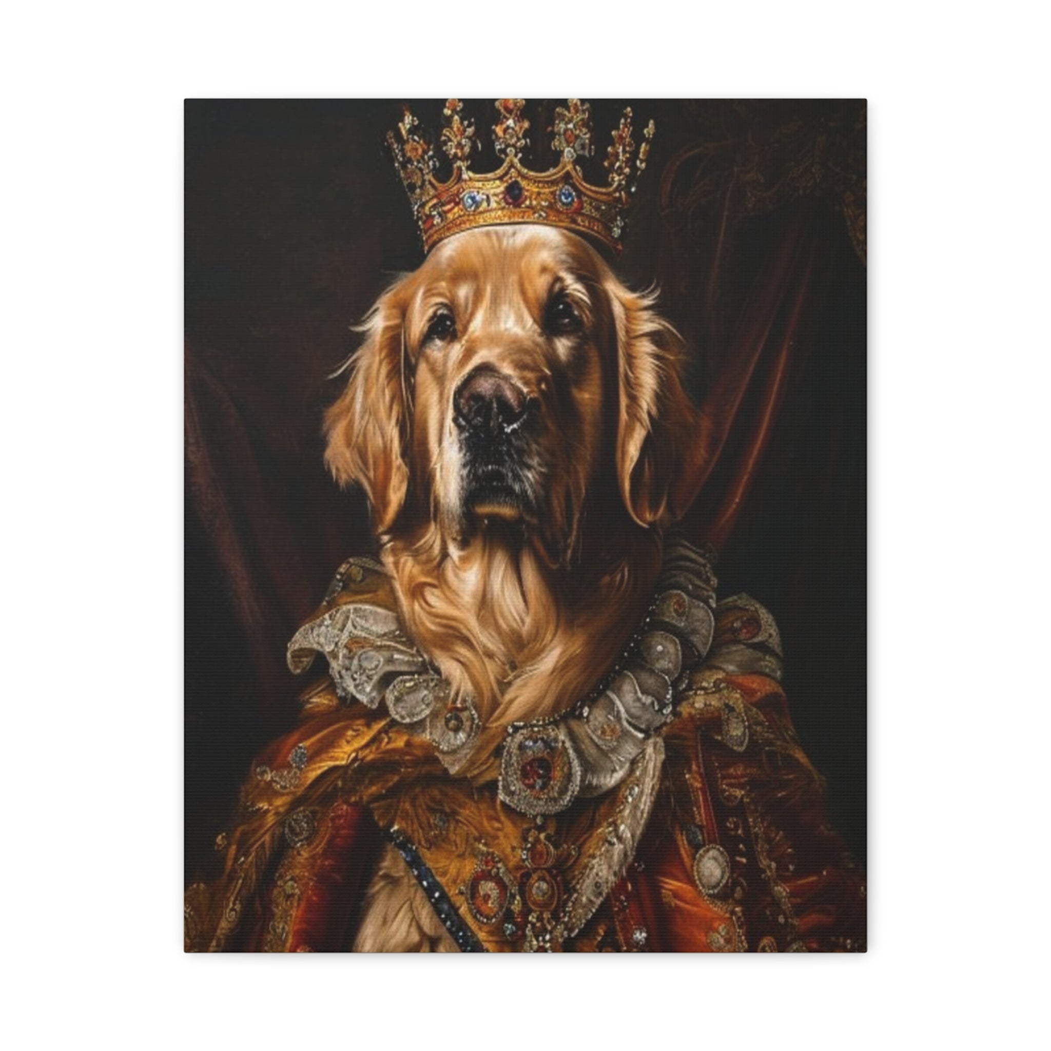 Custom Pet Portrait Canvas | Personalized from Your Photo