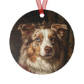 Custom Pet Ornament | Personalized Round Metal Keepsake from Your Photo