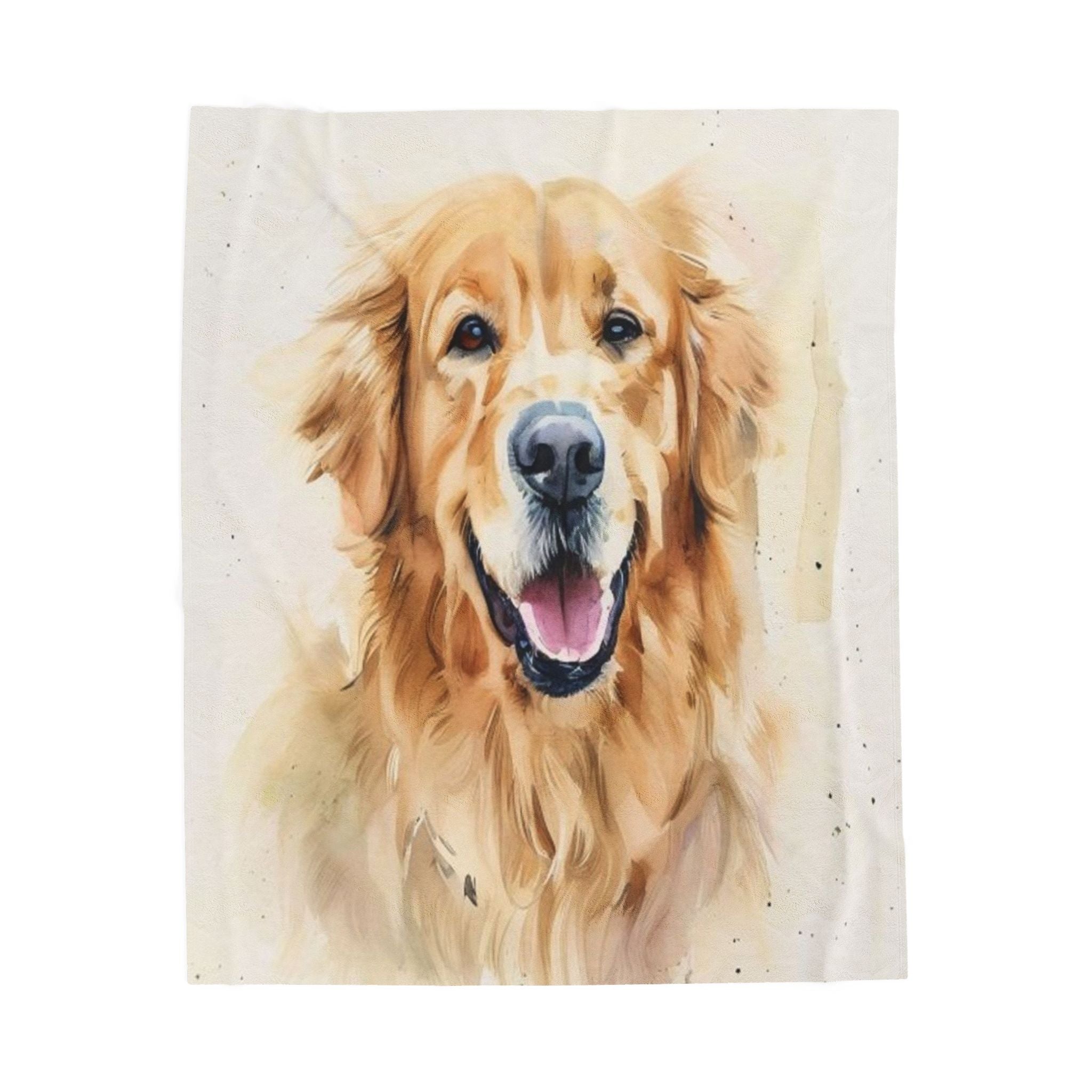 Personalized Pet Portrait Blanket | Soft Fleece Keepsake