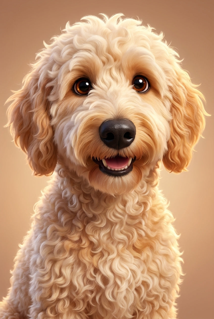 Custom pet mouse pad - 3D cartoon style